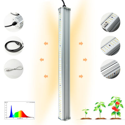 품질  4 Feet Professional Double Sided Light Full Spectrum Waterproof LED Hydroponic Tube Grow Light Bar 공장